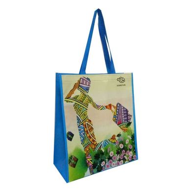 উচ্চ চাহিদা সঙ্গে পুনর্ব্যবহারযোগ্য উপাদান সঙ্গে কাস্টমাইজড পিপি বোনা শপিং ব্যাগ